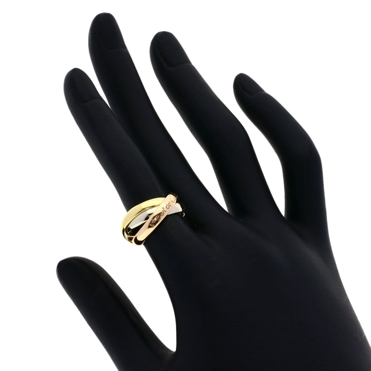 CARTIER Trinity #48 Ring K18 Yellow Gold K18 White GoldLadies [Used]