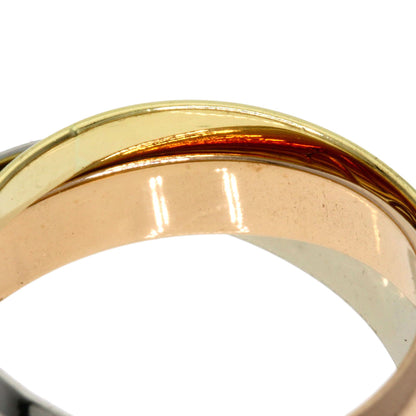 CARTIER Trinity #48 Ring K18 Yellow Gold K18 White GoldLadies [Used]