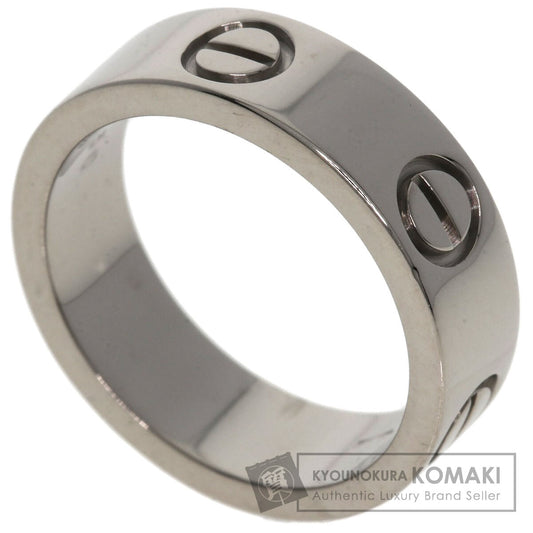 CARTIER love ring #50 Ring K18 White Gold Ladies [Used]