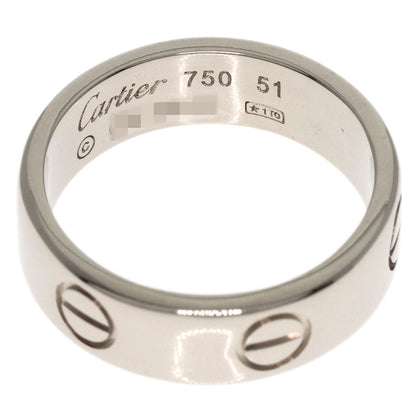 CARTIER   Ring love ring #51 K18 White Gold Ladies