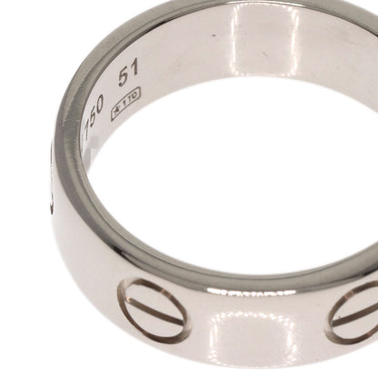 CARTIER   Ring love ring #51 K18 White Gold Ladies