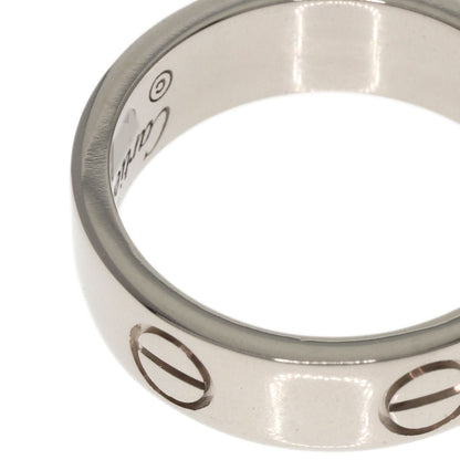 CARTIER   Ring love ring #51 K18 White Gold Ladies