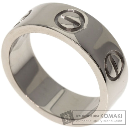 CARTIER love ring #45 Ring K18 White Gold Ladies [Used]