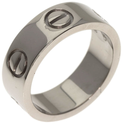 CARTIER love ring #45 Ring K18 White Gold Ladies [Used]