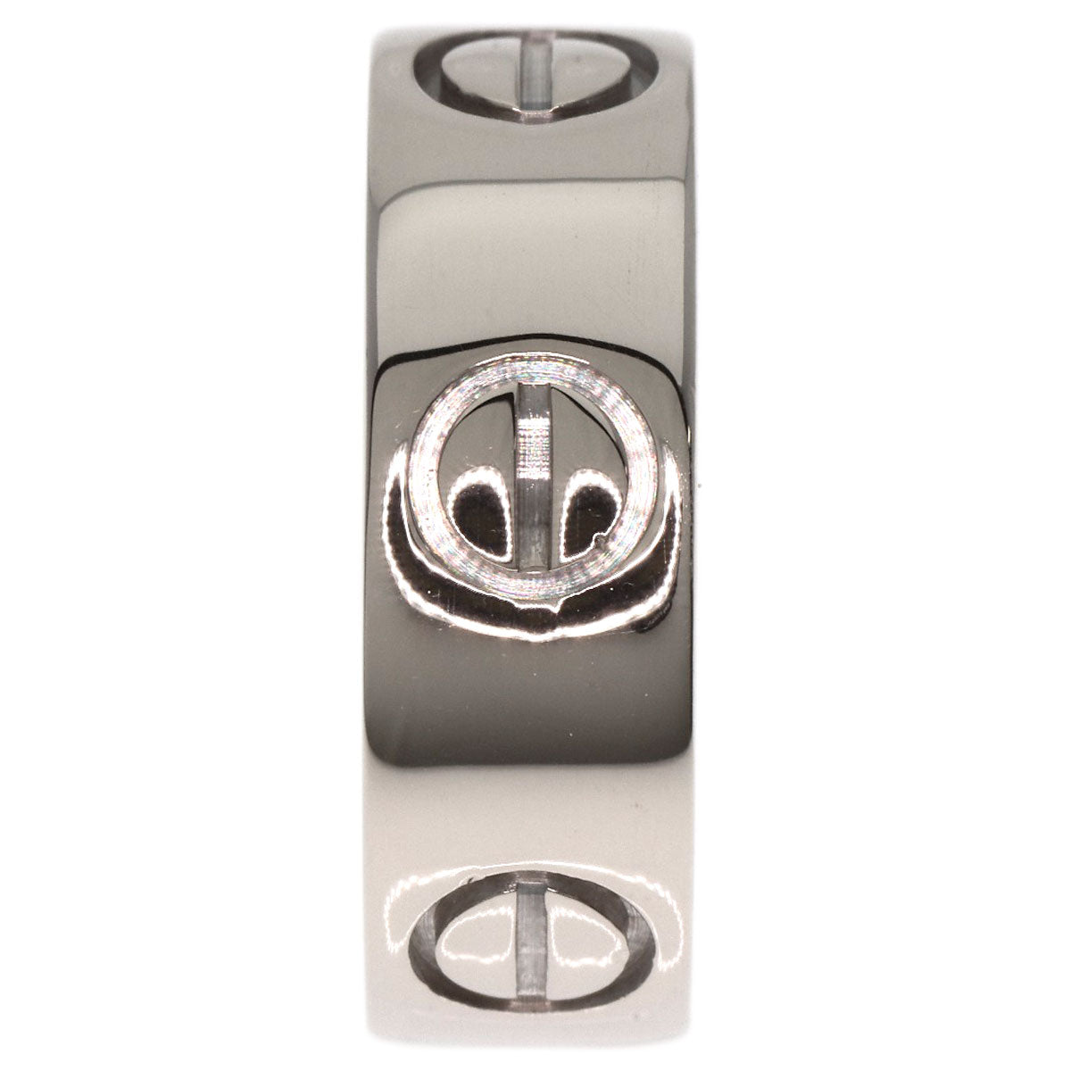 CARTIER love ring #45 Ring K18 White Gold Ladies [Used]
