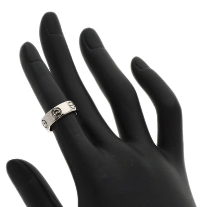CARTIER love ring #45 Ring K18 White Gold Ladies [Used]