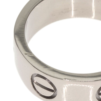 CARTIER love ring #45 Ring K18 White Gold Ladies [Used]