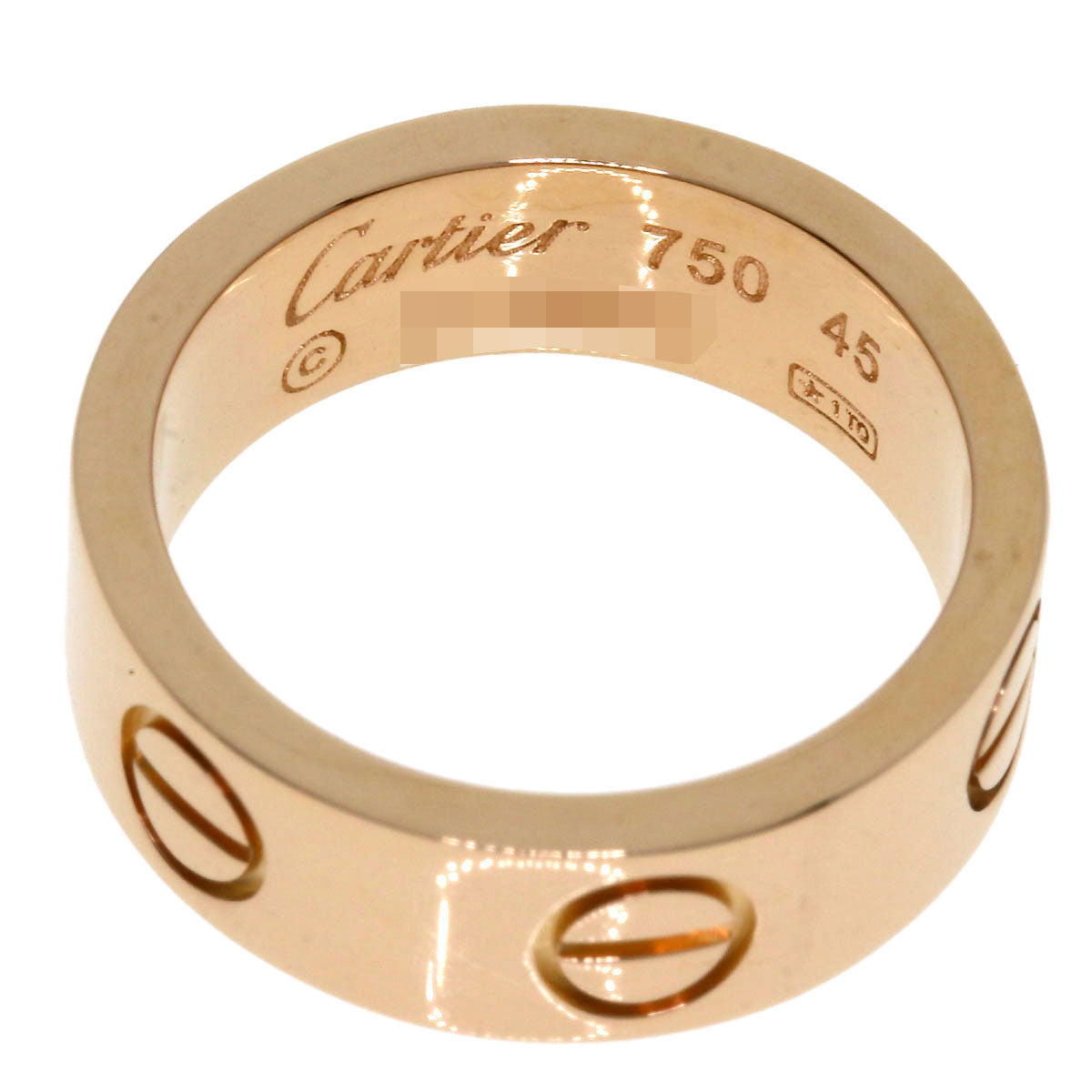 CARTIER   Ring love ring #45 K18 Pink Gold Ladies