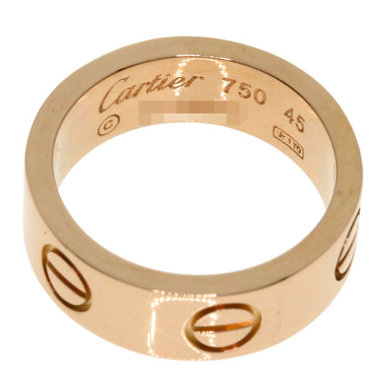 CARTIER   Ring love ring #45 K18 Pink Gold Ladies