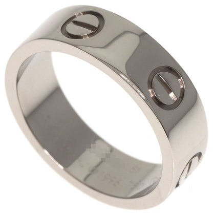 CARTIER love ring #51 Ring K18 White Gold Ladies [Used]