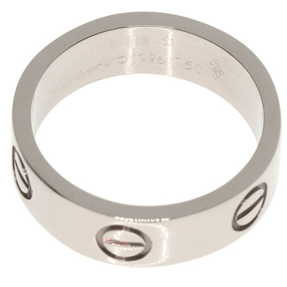 CARTIER love ring #51 Ring K18 White Gold Ladies [Used]