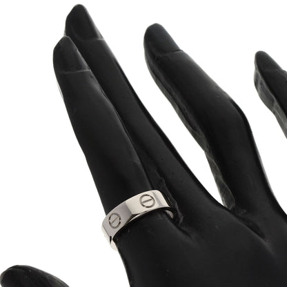 CARTIER love ring #51 Ring K18 White Gold Ladies [Used]