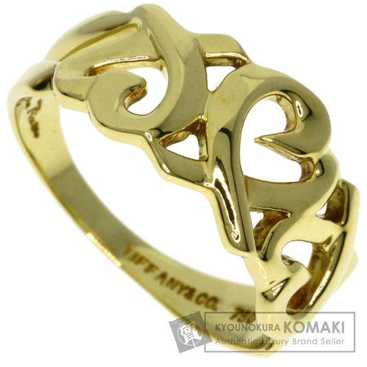 TIFFANY&Co.   Ring Triple rubbing heart K18 Yellow Gold Ladies