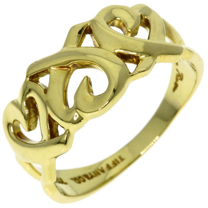 TIFFANY&Co.   Ring Triple rubbing heart K18 Yellow Gold Ladies