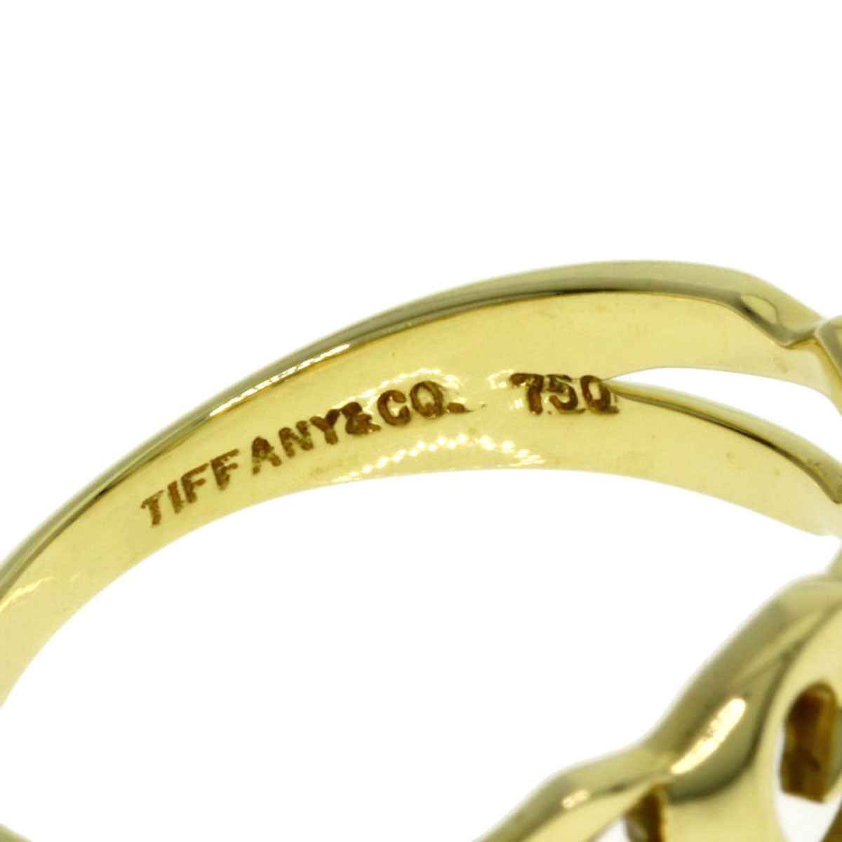 TIFFANY&Co.   Ring Triple rubbing heart K18 Yellow Gold Ladies