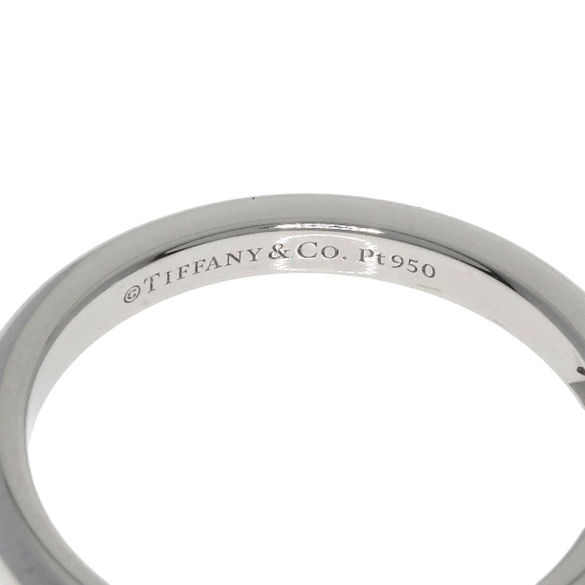 TIFFANY&Co. Forever Wedding 3P Diamond Ring Platinum PT950 Ladies [Used]
