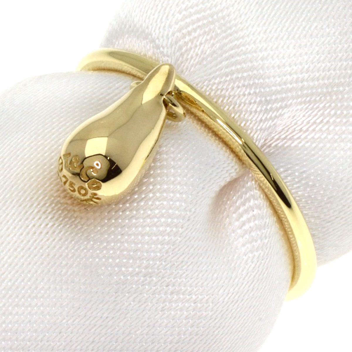 TIFFANY&Co. teardrop Ring K18 Yellow Gold Ladies [Used]