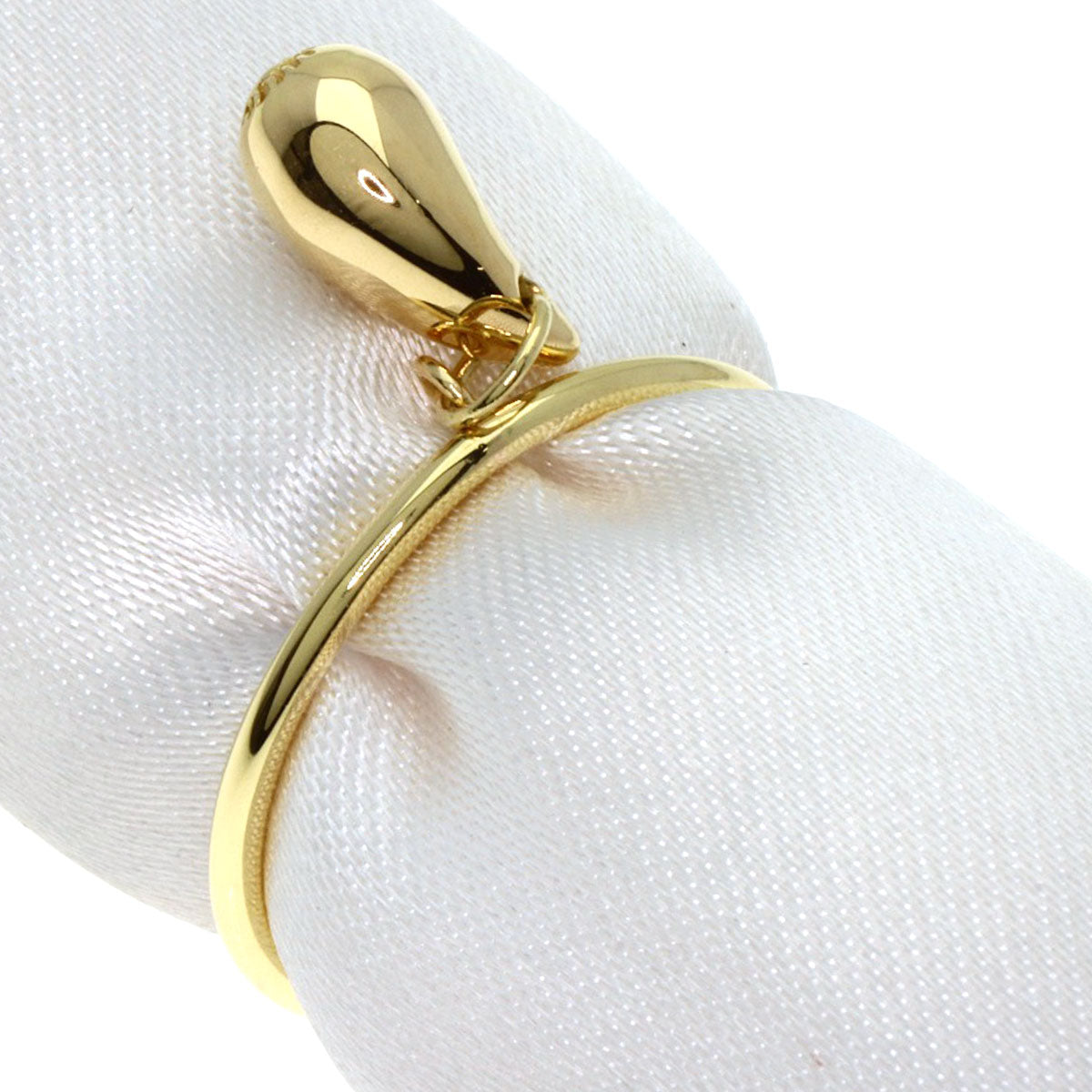 TIFFANY&Co. teardrop Ring K18 Yellow Gold Ladies [Used]