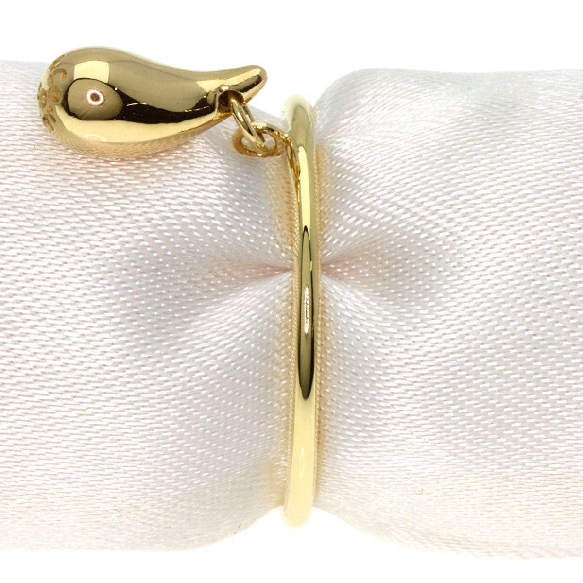 TIFFANY&Co. teardrop Ring K18 Yellow Gold Ladies [Used]