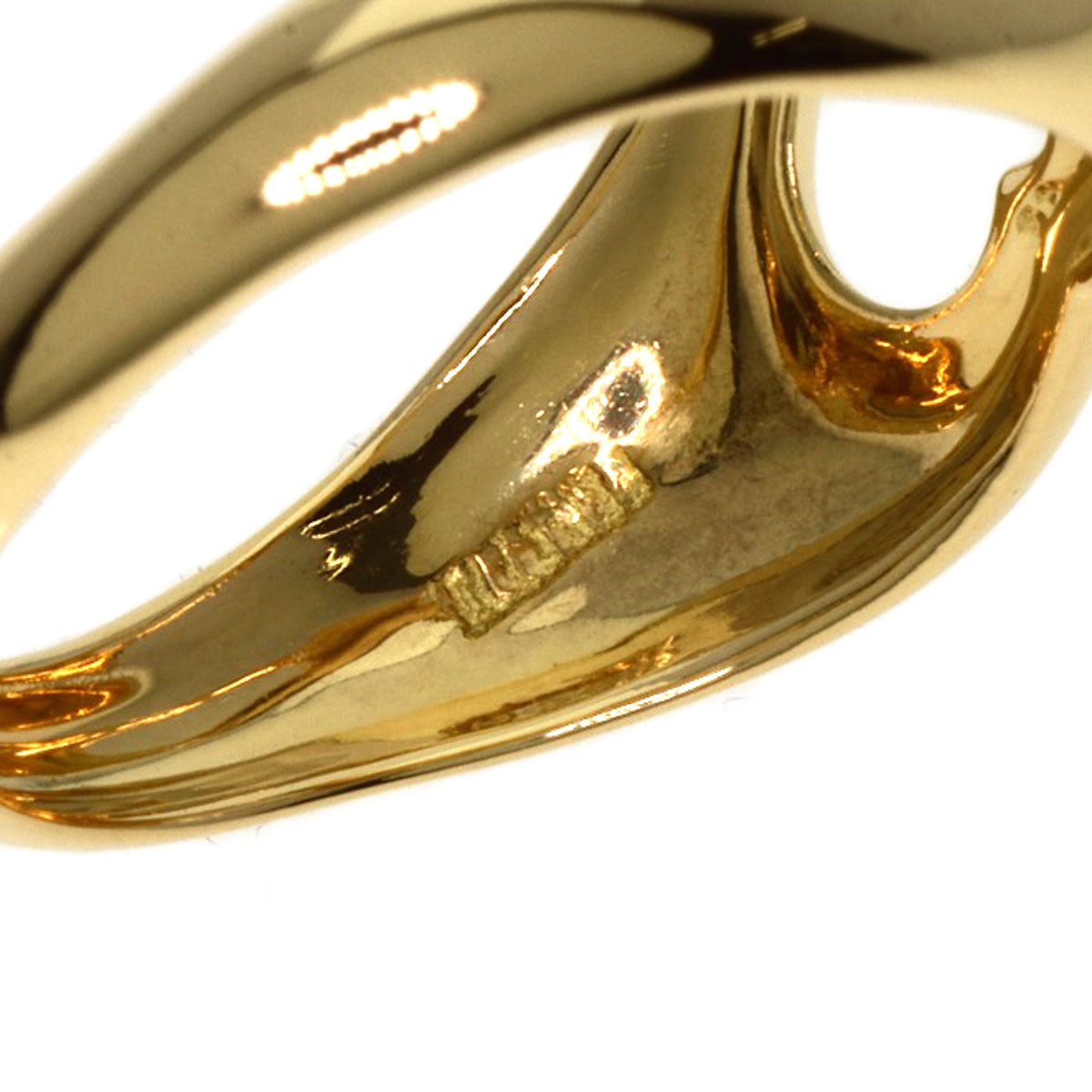 TIFFANY&Co.   Ring Open heart K18 Yellow Gold Ladies