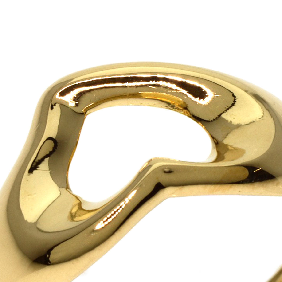 TIFFANY&Co.   Ring Open heart K18 Yellow Gold Ladies
