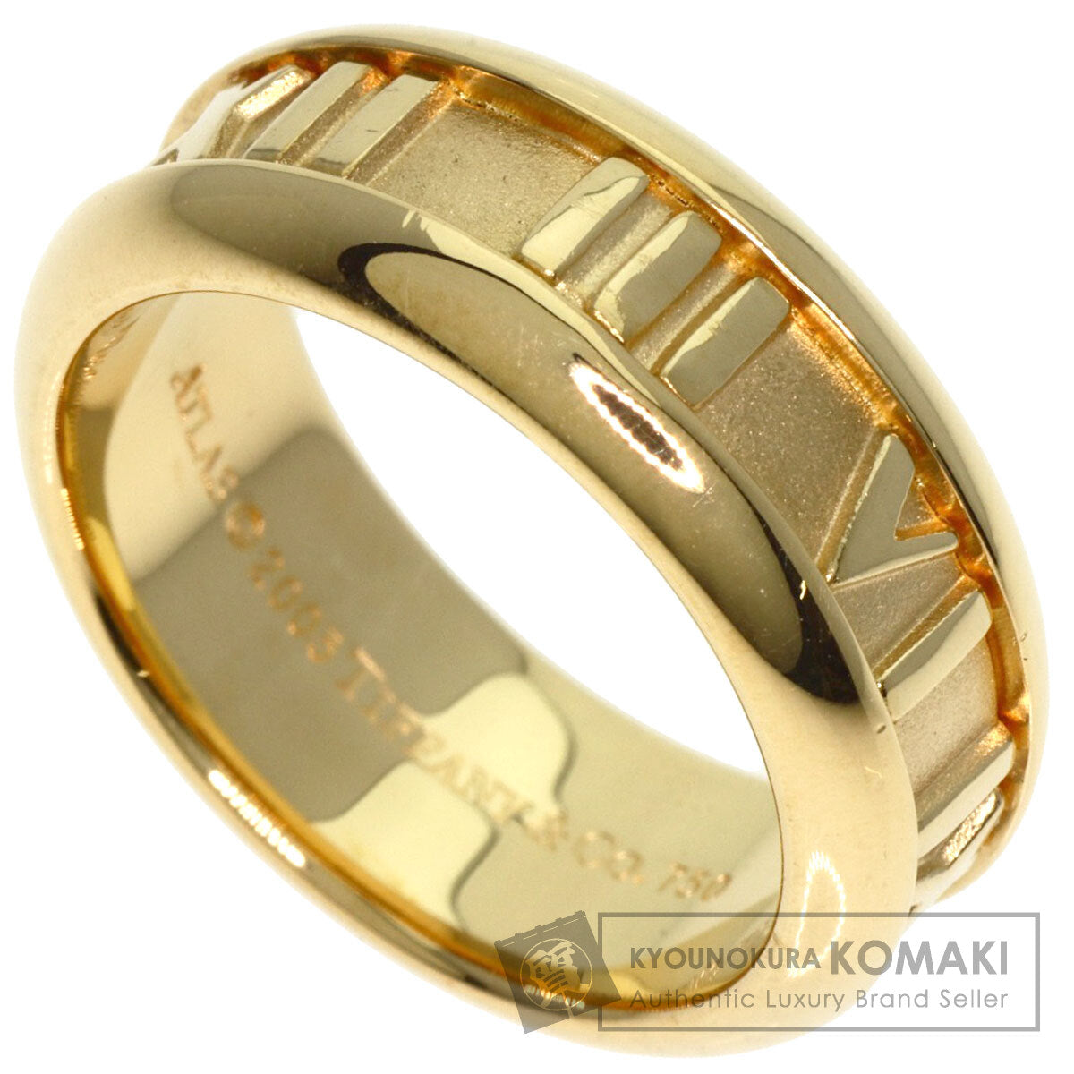 TIFFANY&Co.   Ring Atlas K18 Yellow Gold Ladies