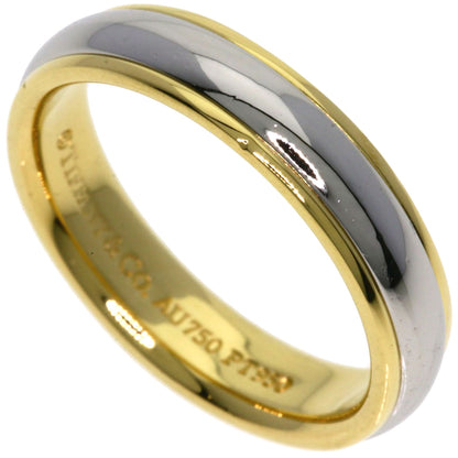 TIFFANY&Co. Lucida band Ring K18 Yellow Gold PT950Ladies [Used]