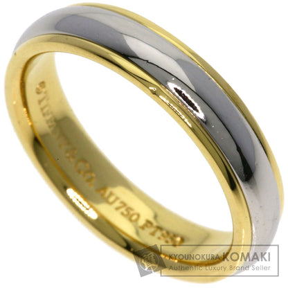 TIFFANY&Co. Lucida band Ring K18 Yellow Gold PT950Ladies [Used]