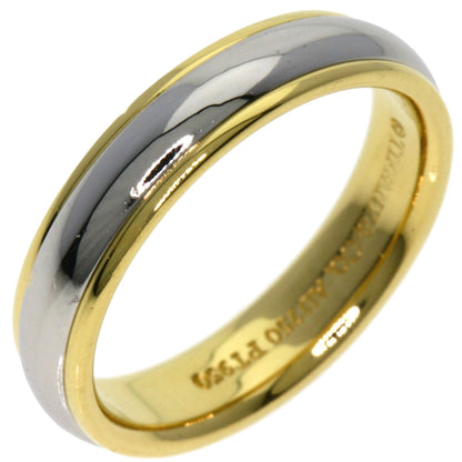 TIFFANY&Co. Lucida band Ring K18 Yellow Gold PT950Ladies [Used]