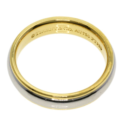 TIFFANY&Co. Lucida band Ring K18 Yellow Gold PT950Ladies [Used]