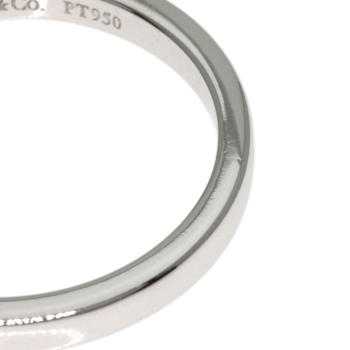 TIFFANY&Co. Novo Half Eternity Diamond Ring Platinum PT950 Ladies [Used]