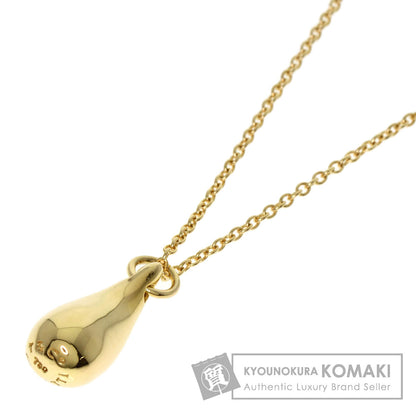 TIFFANY&Co. teardrop Necklace K18 Yellow Gold Ladies [Used]