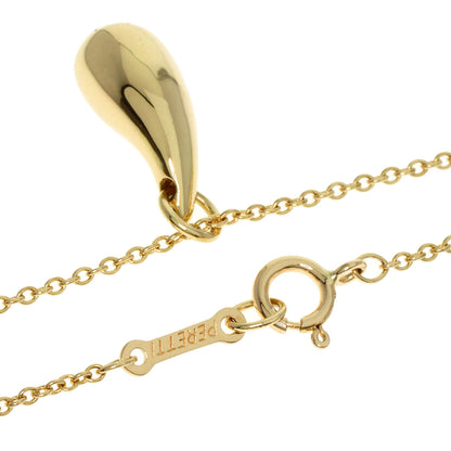 TIFFANY&Co. teardrop Necklace K18 Yellow Gold Ladies [Used]