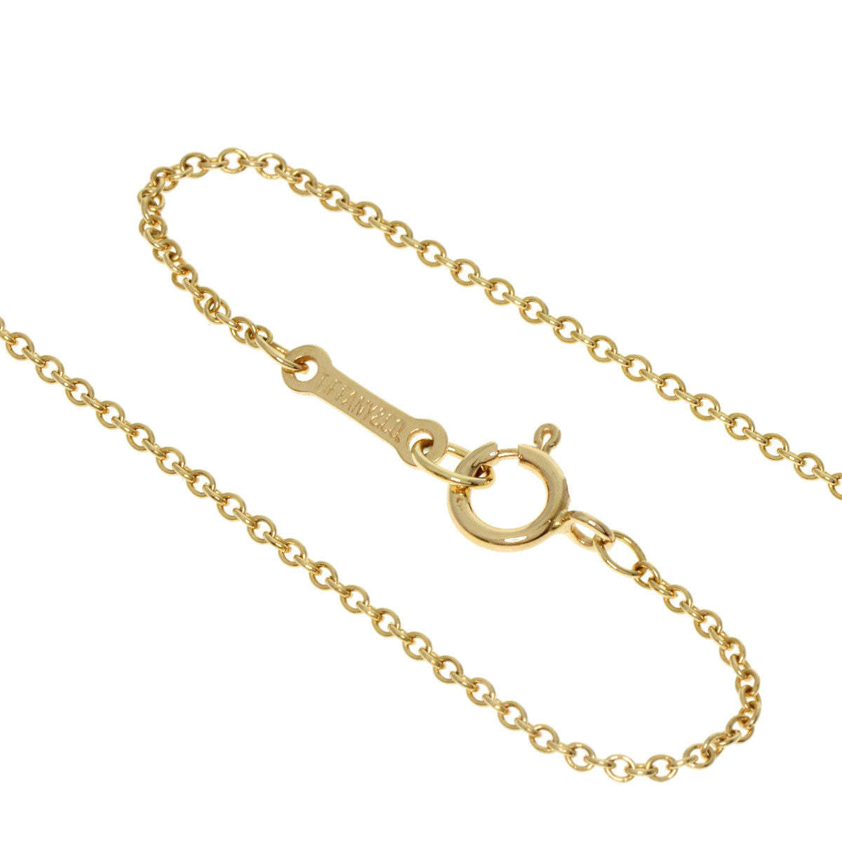 TIFFANY&Co. teardrop Necklace K18 Yellow Gold Ladies [Used]