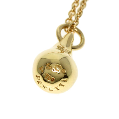 TIFFANY&Co. teardrop Necklace K18 Yellow Gold Ladies [Used]