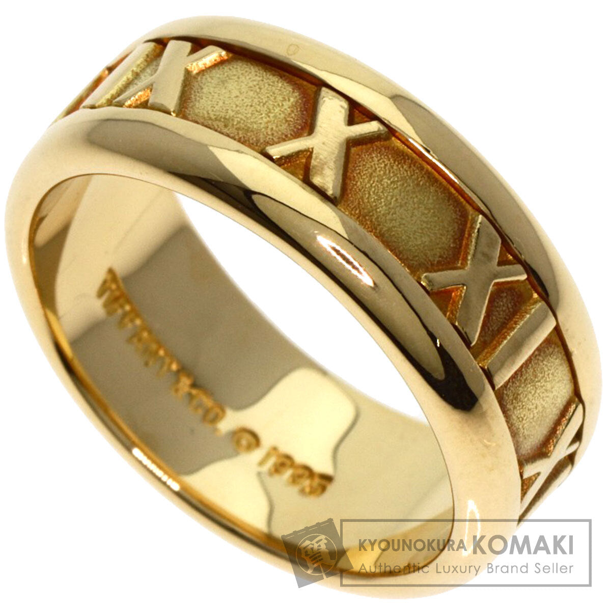 TIFFANY&Co.   Ring Atlas K18 Yellow Gold Ladies