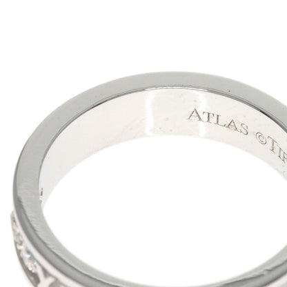 TIFFANY&Co.   Ring Atlas Narrow 3P Diamond K18 White Gold Ladies