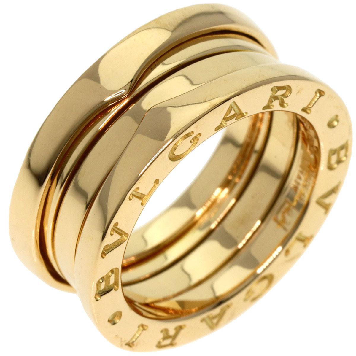 BVLGARI   Ring B.zero1 2 Band #47 K18 Yellow Gold Ladies