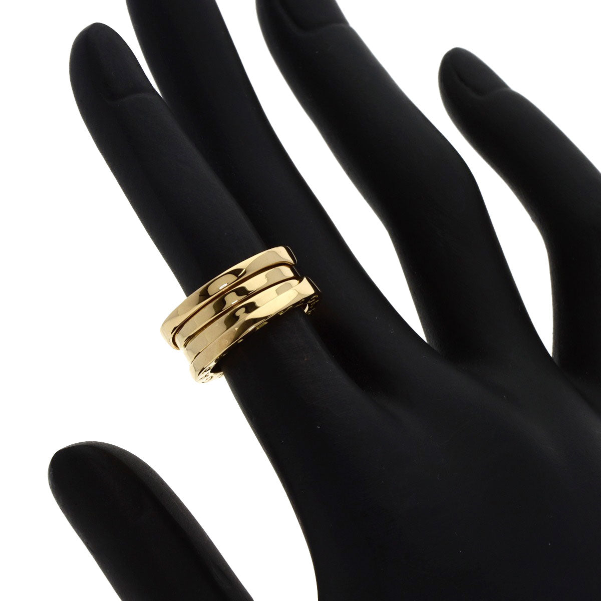 BVLGARI   Ring B.zero1 2 Band #47 K18 Yellow Gold Ladies