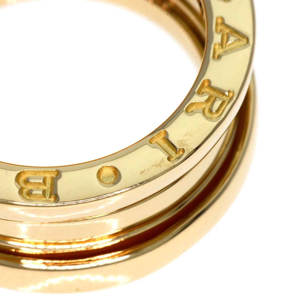 BVLGARI   Ring B.zero1 2 Band #47 K18 Yellow Gold Ladies