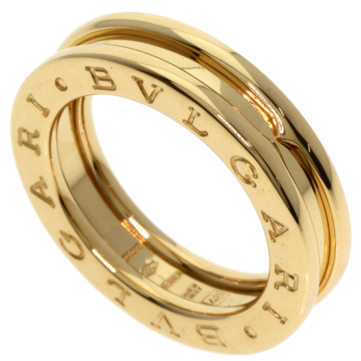 BVLGARI B-zero1 B-Cello One 1 Band #48 Ring K18 Yellow Gold Ladies [Used]