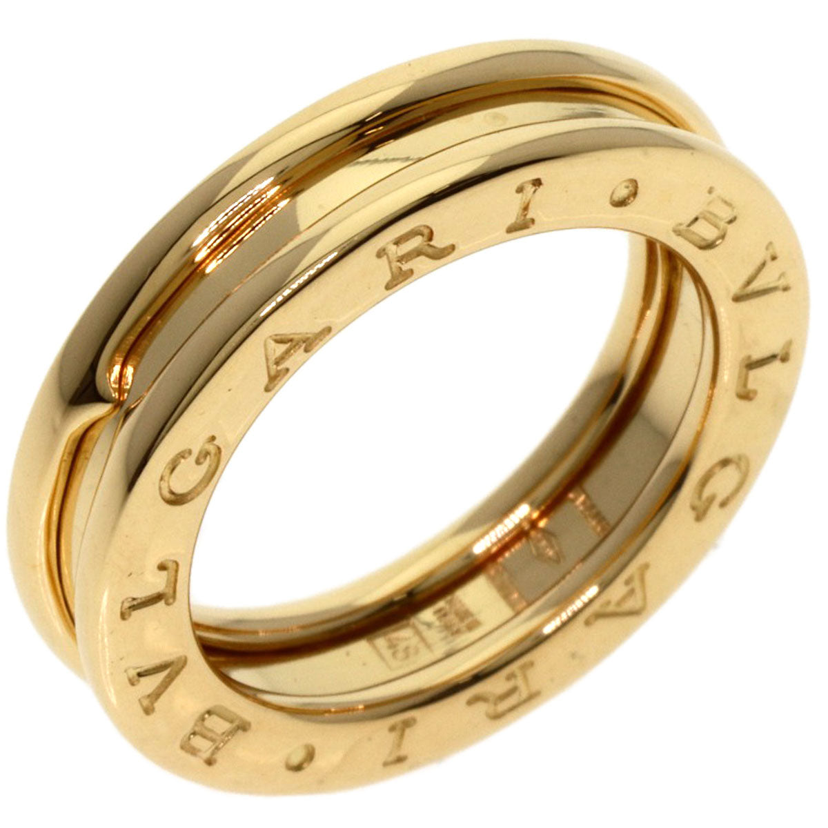 BVLGARI B-zero1 B-Cello One 1 Band #48 Ring K18 Yellow Gold Ladies [Used]
