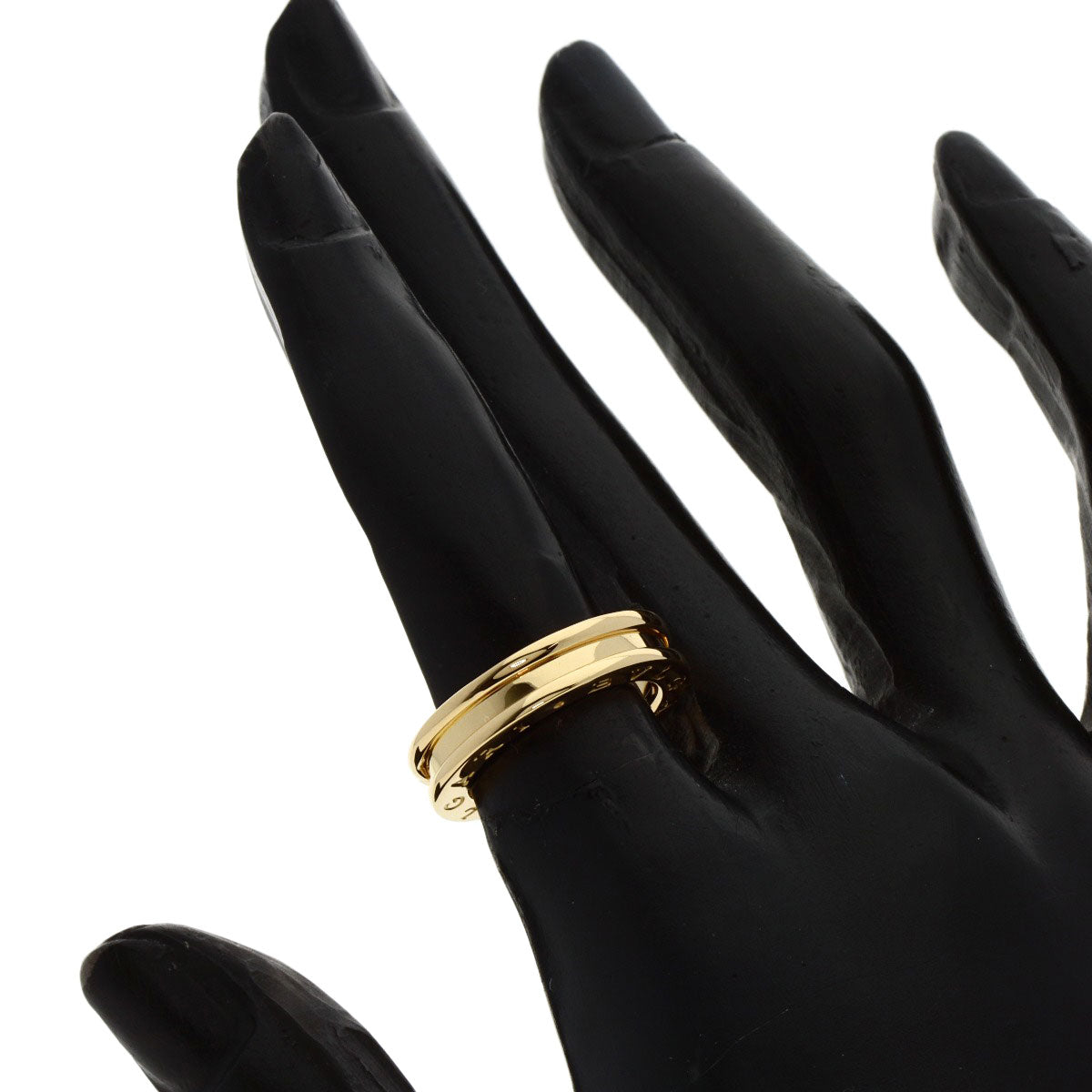 BVLGARI B-zero1 B-Cello One 1 Band #48 Ring K18 Yellow Gold Ladies [Used]