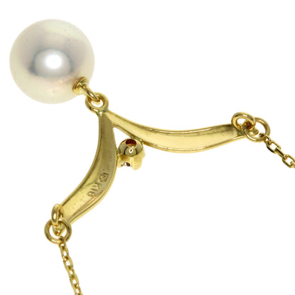 MIKIMOTO Pearl Pearl Necklace K18 Yellow Gold Ladies [Used]