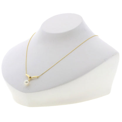 MIKIMOTO Pearl Pearl Necklace K18 Yellow Gold Ladies [Used]