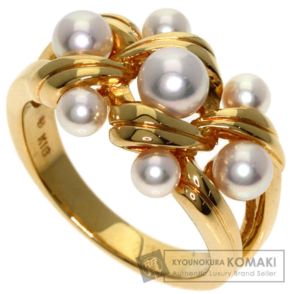 MIKIMOTO Pearl Pearl Ring K18 Yellow Gold Ladies [Used]