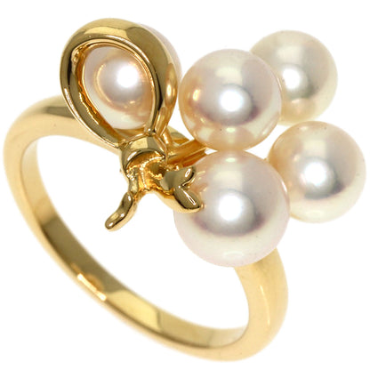 MIKIMOTO Pearl Pearl Ring K18 Yellow Gold Ladies [Used]