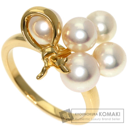 MIKIMOTO Pearl Pearl Ring K18 Yellow Gold Ladies [Used]