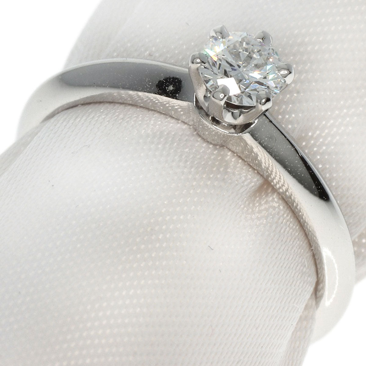 TIFFANY&Co.   Ring Solitaire Diamond Platinum PT950 Ladies