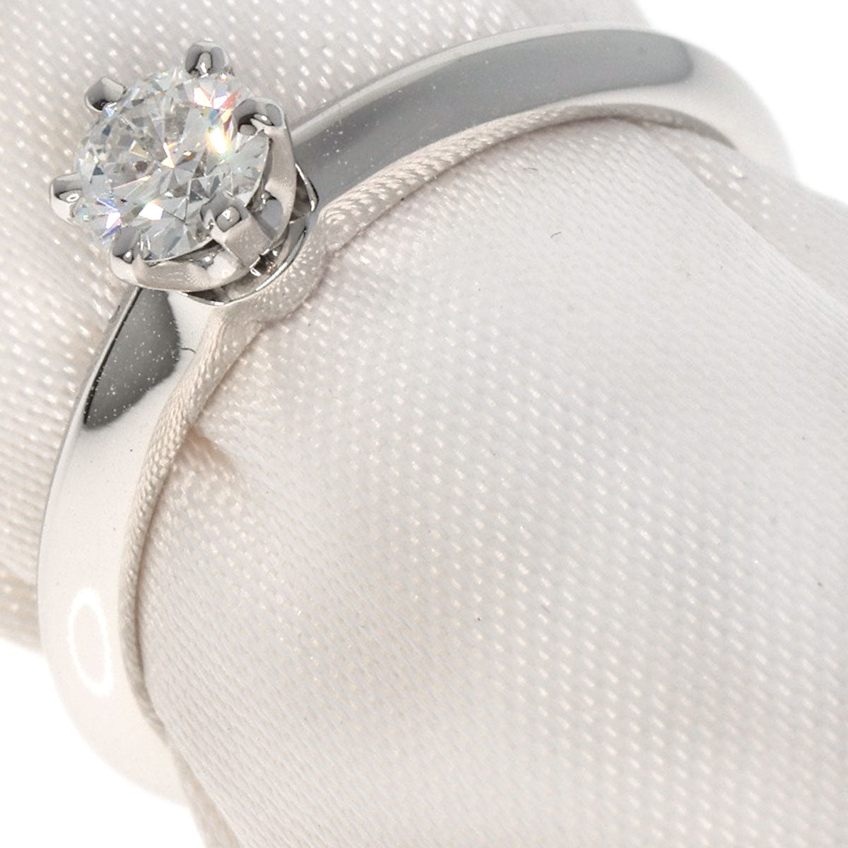 TIFFANY&Co.   Ring Solitaire Diamond Platinum PT950 Ladies